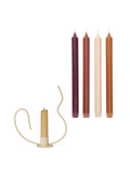 Valse Candle Holder - Low - Cashmere & Pure Candles - Set of 4 - Roseate Blend -  Gift Set