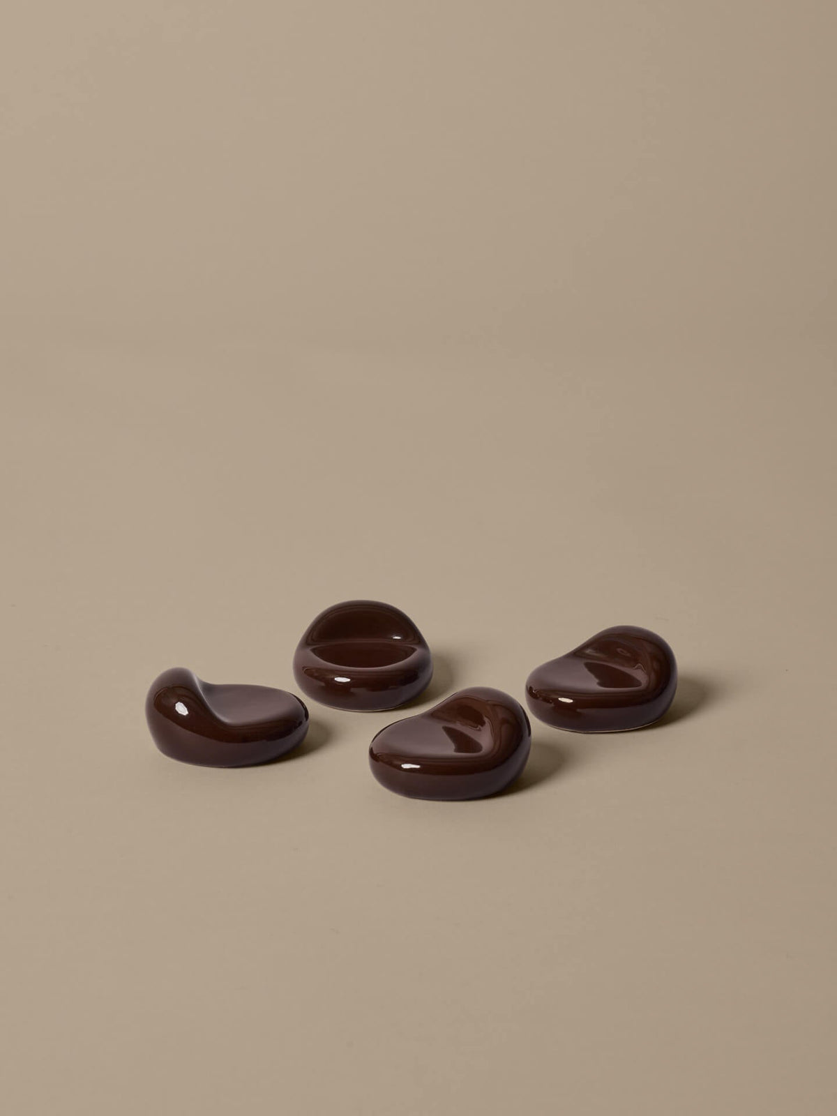 Nube Planter Feet - Set of 4 - Carob Brown