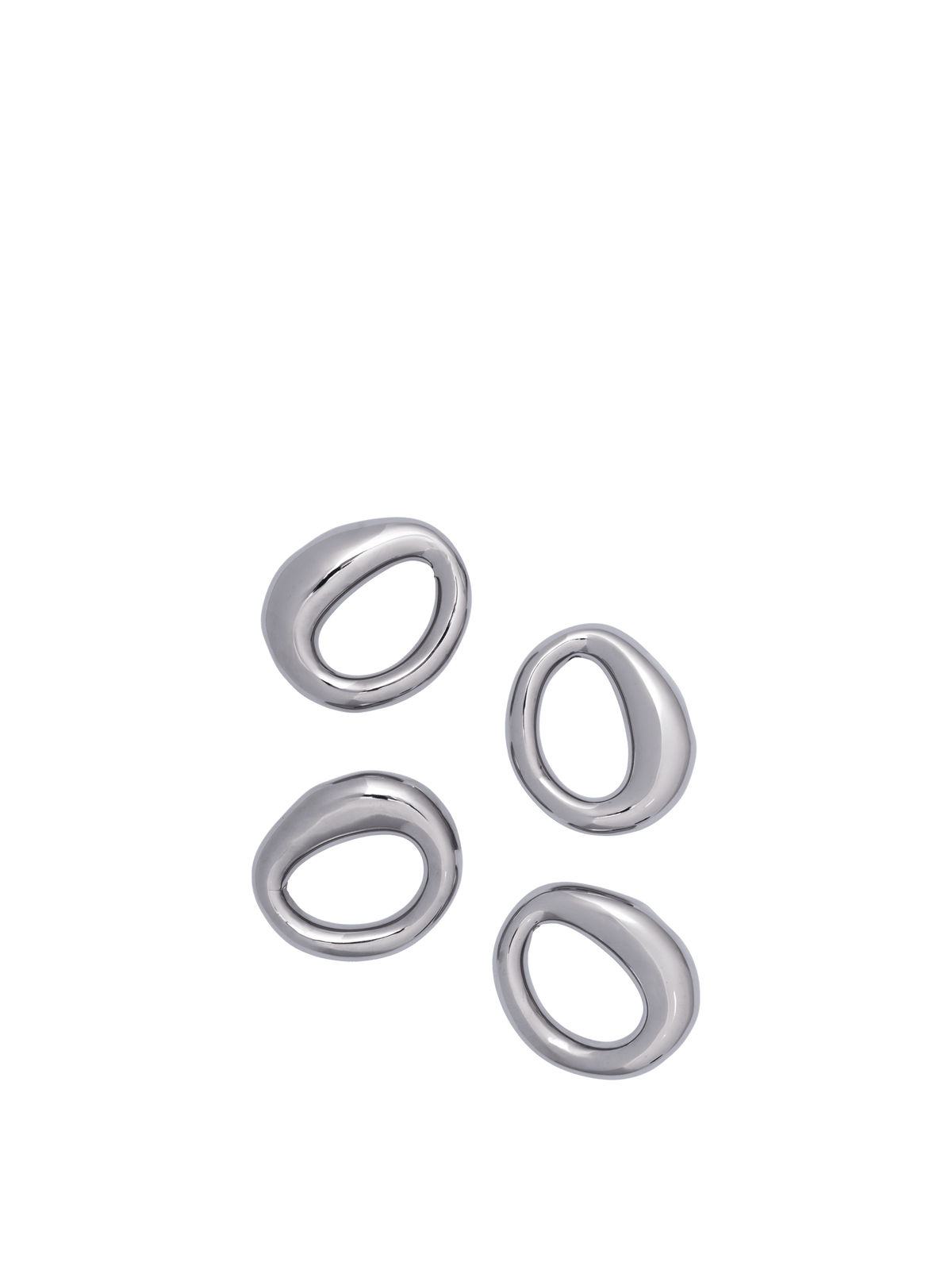 Orrith Napkin Rings - Set of 4 - Silver