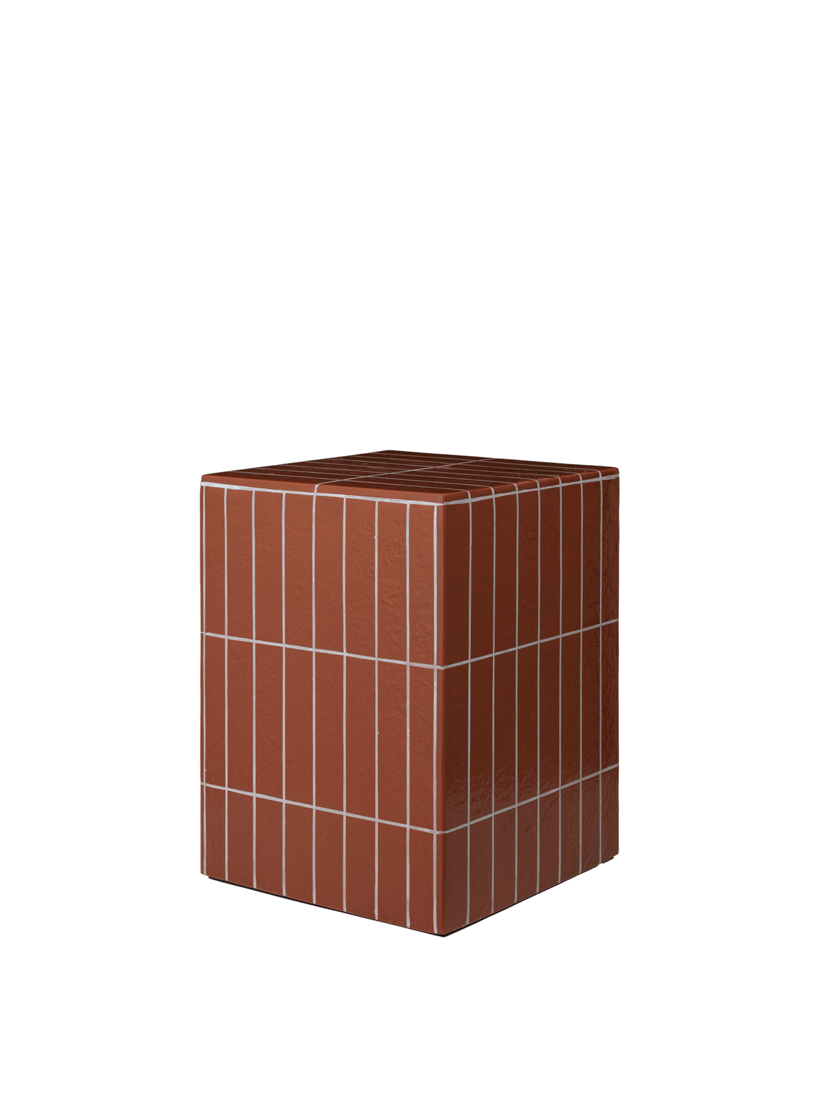 Pillar Side Table - Brown