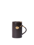 Koyo Tea Mug with Infuser Set - Dark Brown/Buff