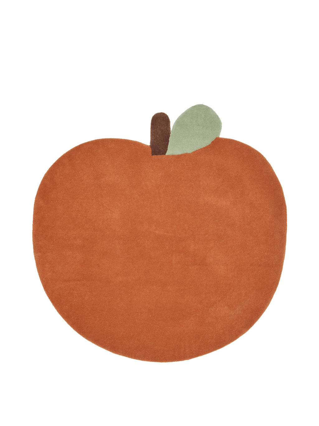 Apple Tufted Rug - Brown Clay