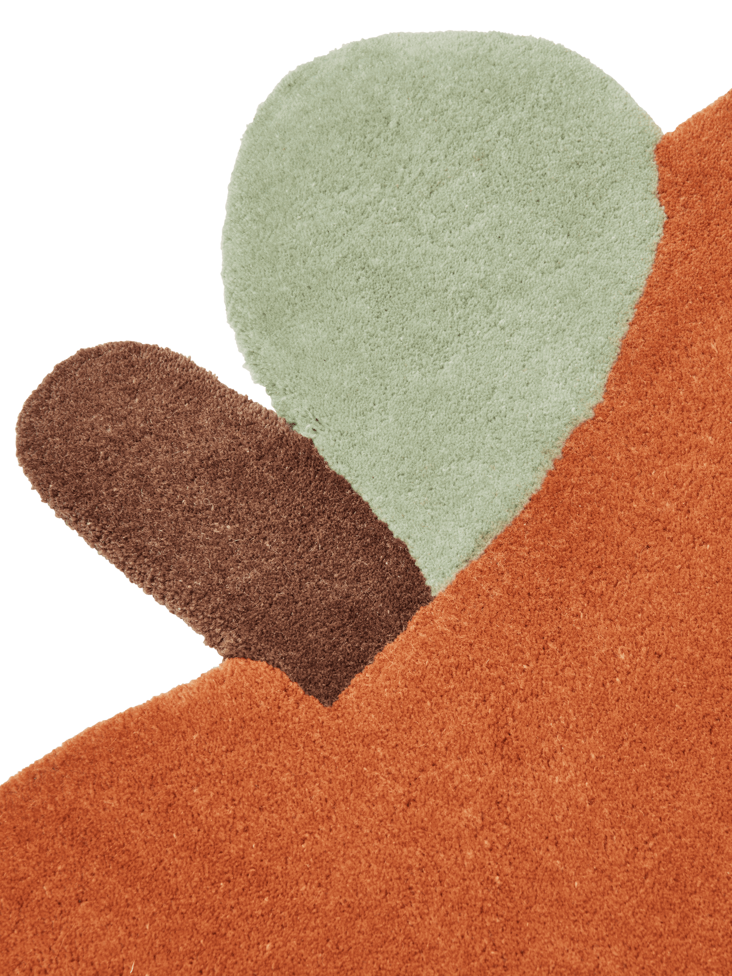 Apple Tufted Rug - Brown Clay