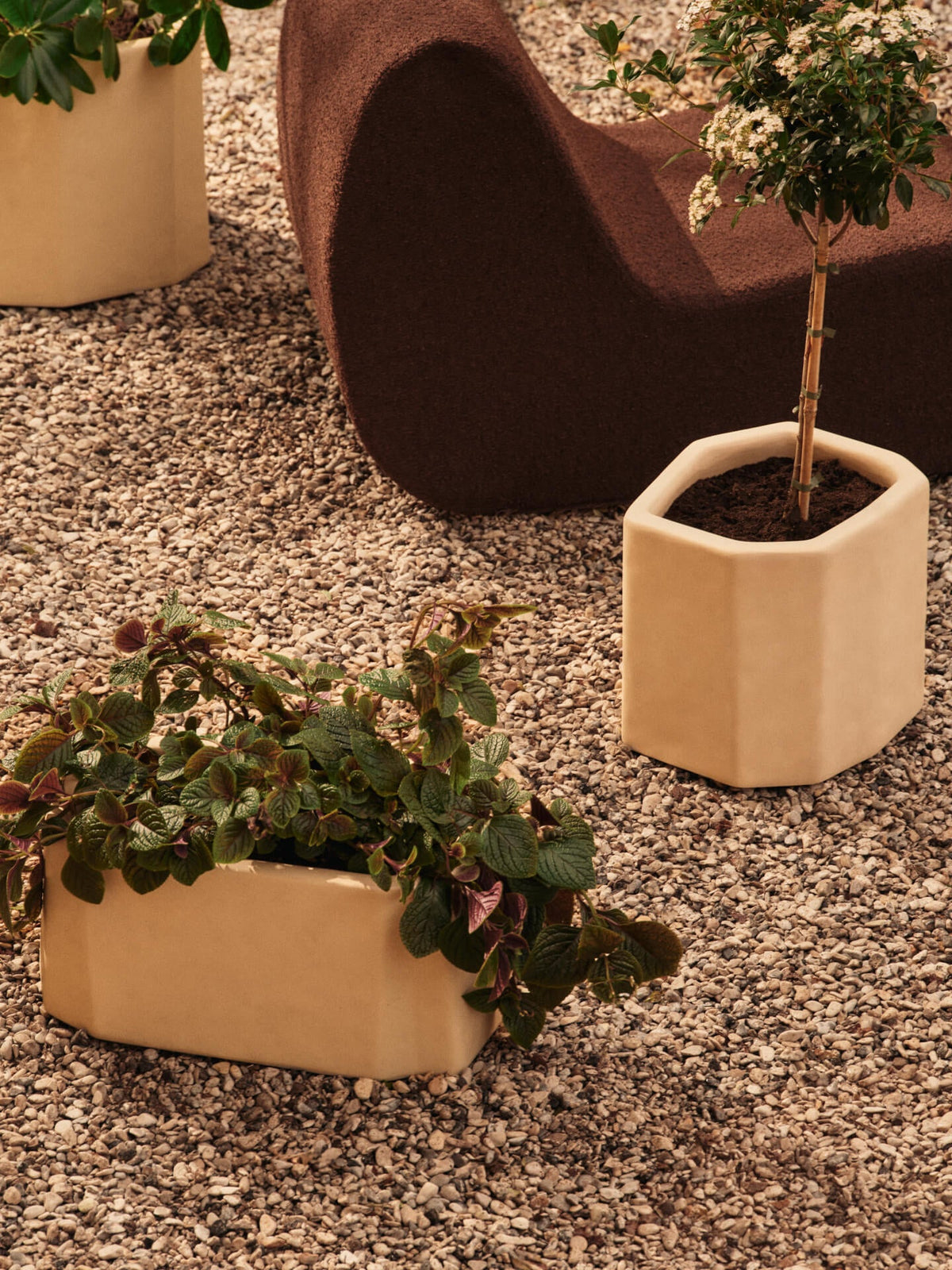 Staffa Planter - Medium - Ivory