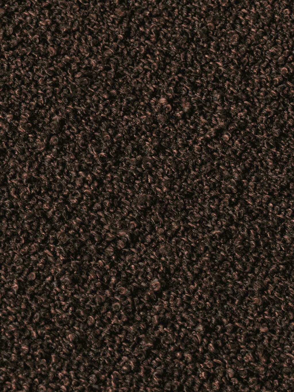 Desert 3-seater - Black - Pure Bouclé - Chestnut