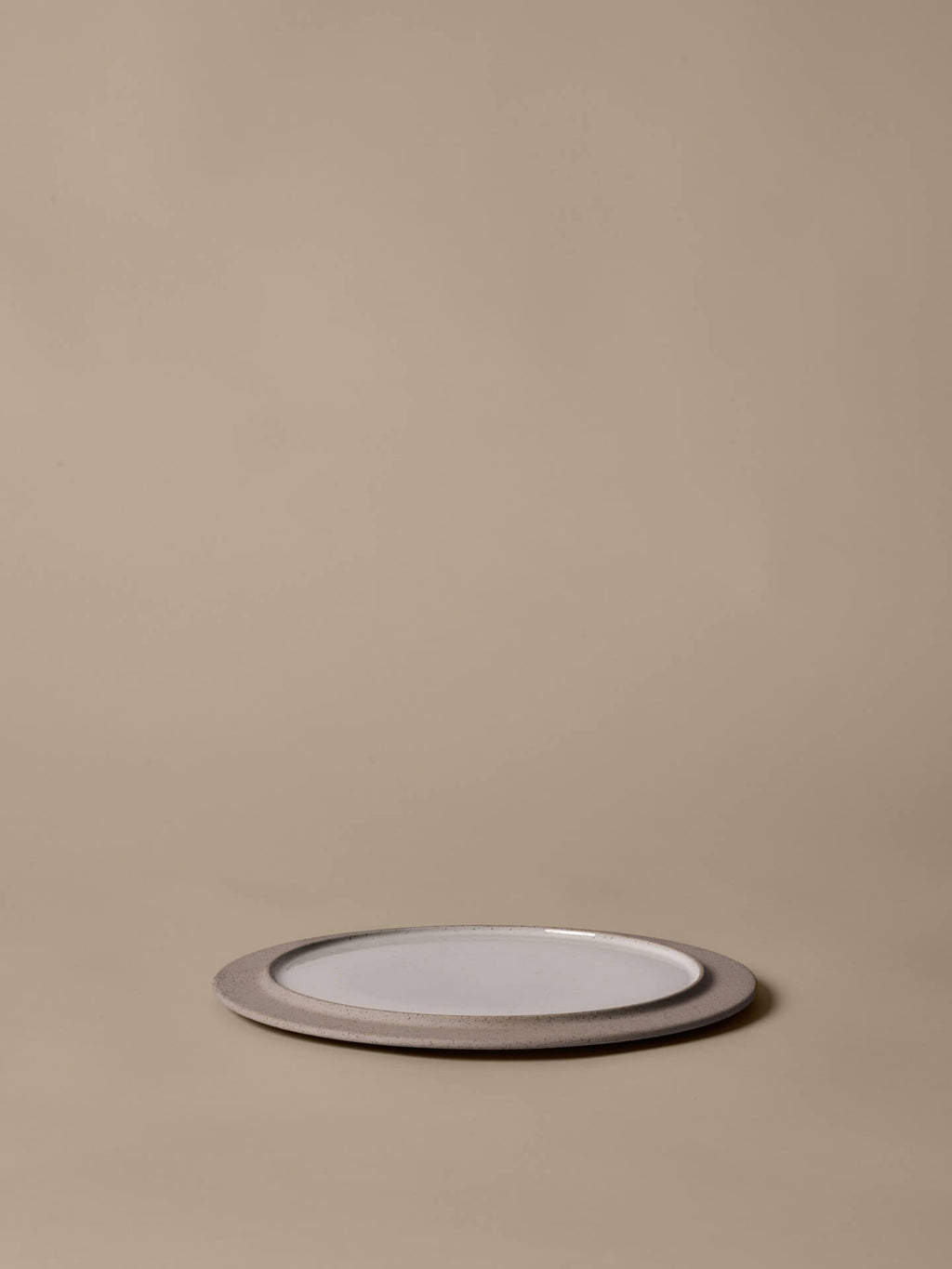 Sonae Dinner Plates - Ø28 - Set of 2 - Grey/White