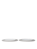Sonae Dessert Plates - Ø22 - Set of 2 - Grey/White