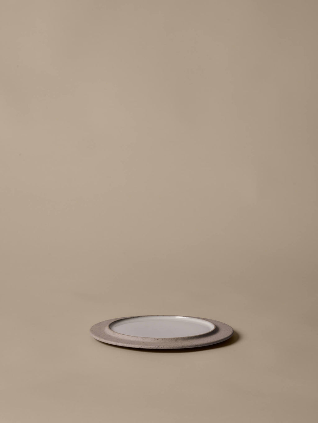 Sonae Dessert Plates - Ø22 - Set of 2 - Grey/White