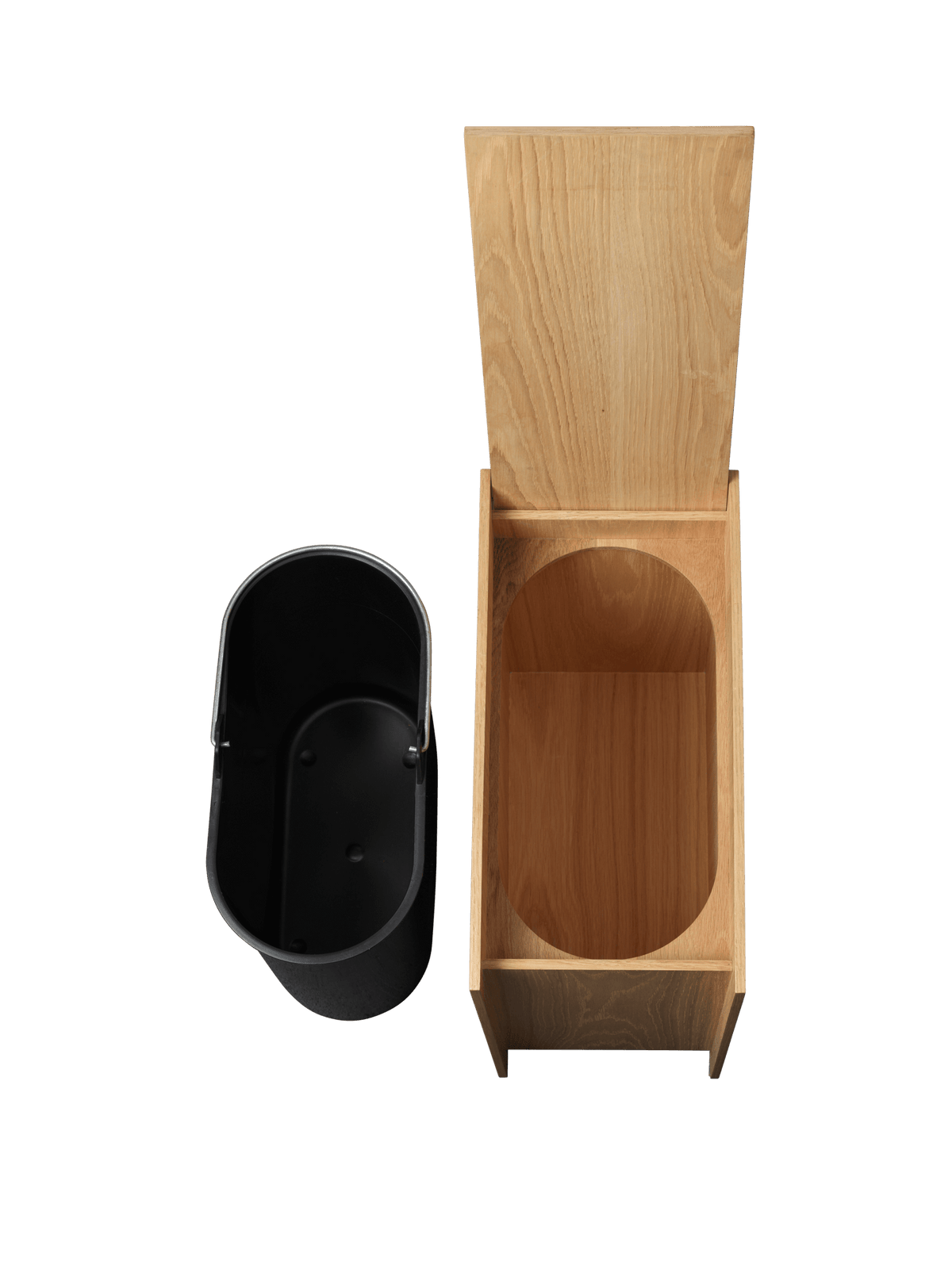 Sama Wooden Bin - Oak