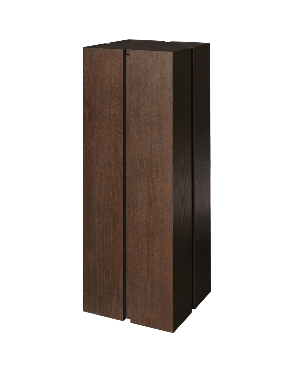 Parcel Pedestal - Dark Stained Oak