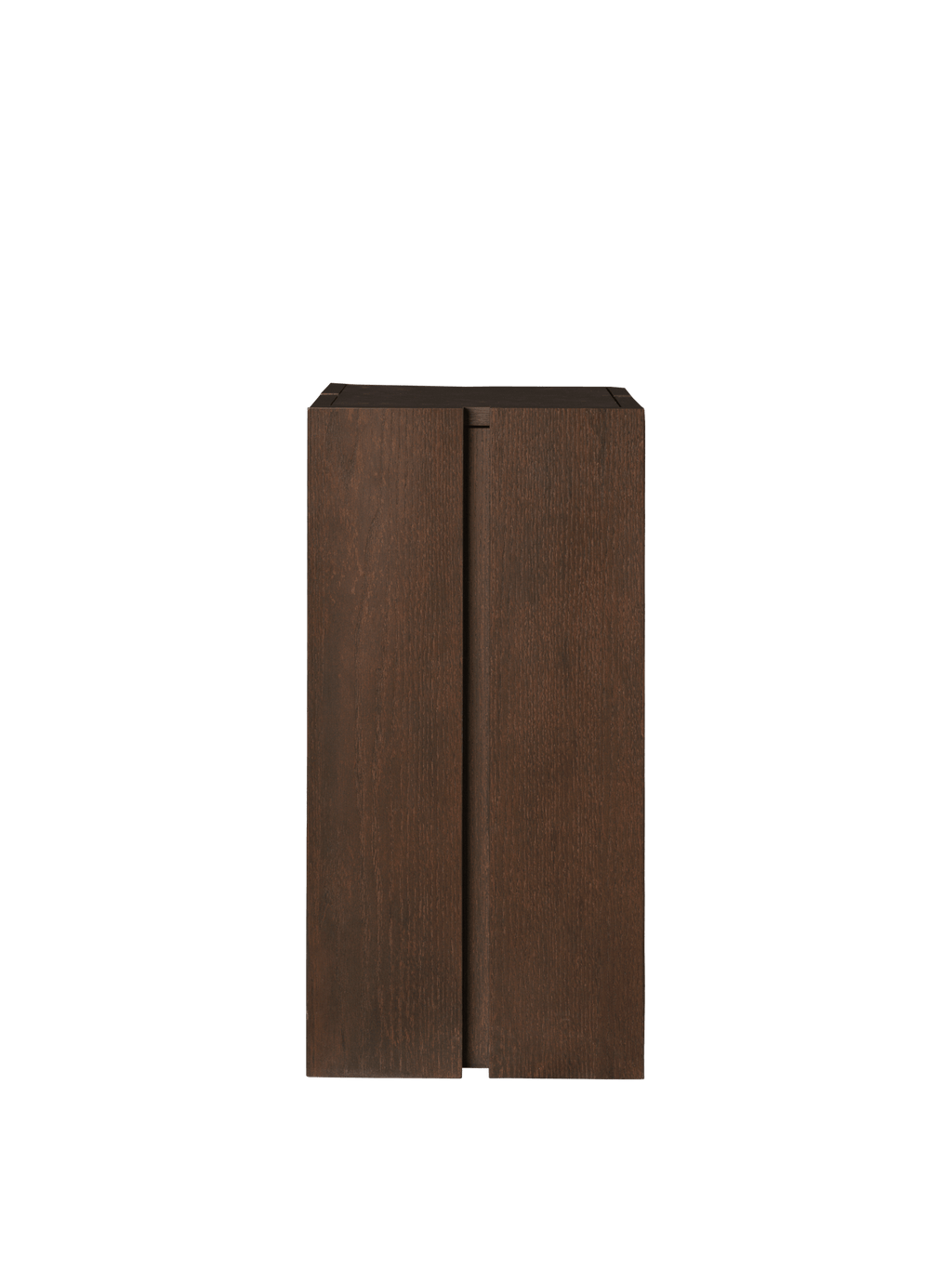Parcel Pedestal - Dark Stained Oak