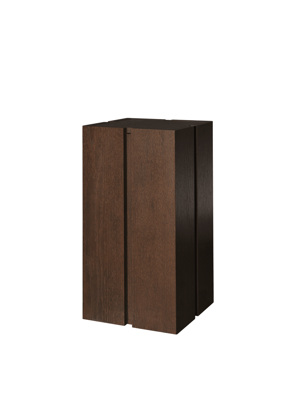 Parcel Pedestal - Dark Stained Oak