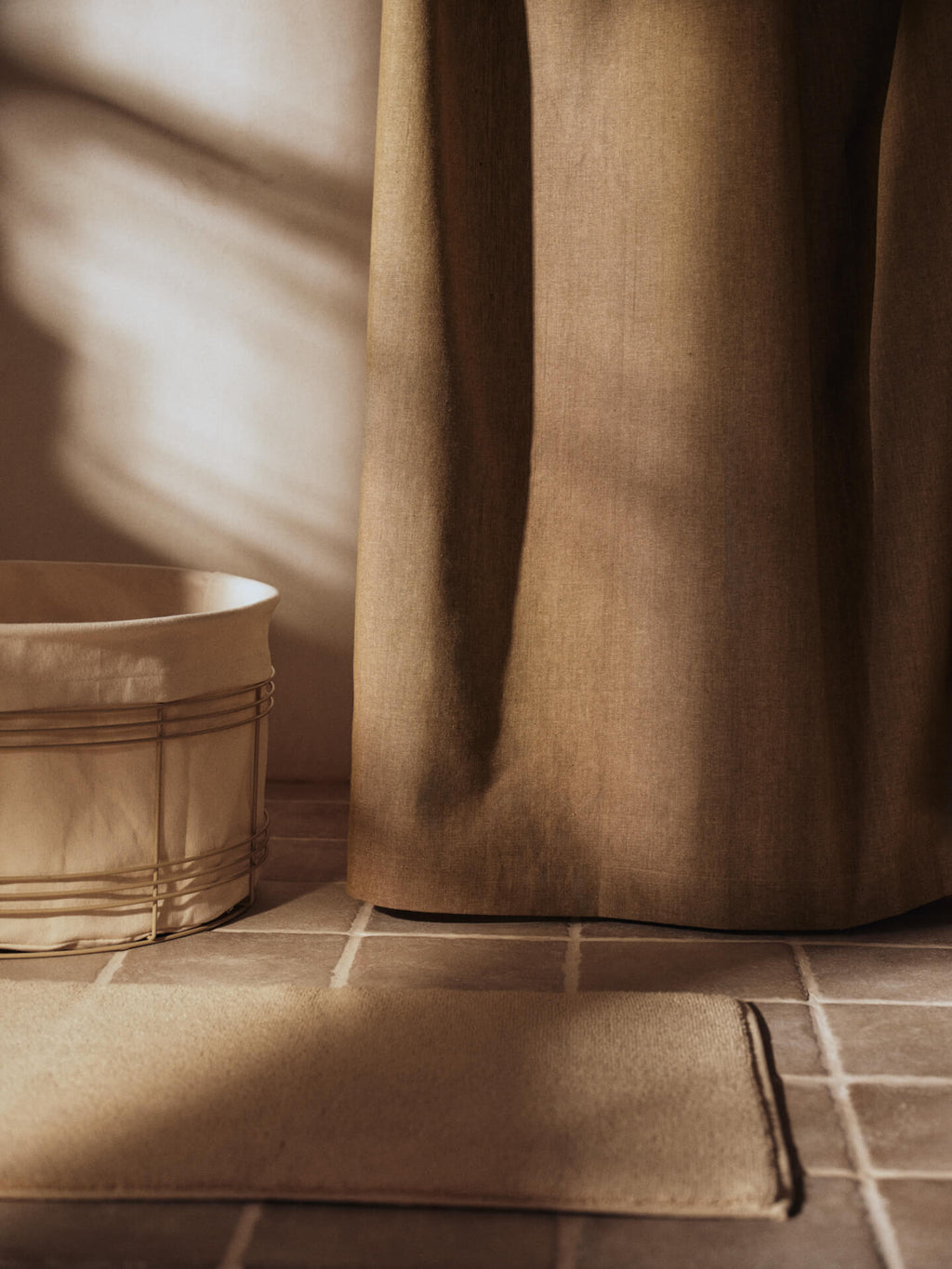 Fio Basket - Low - Cashmere/Natural