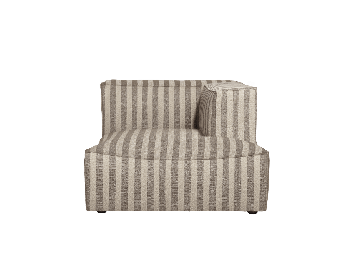 Catena Sofa Chaise Longue Right L601 - Louisiana - Sand/Off-White - US