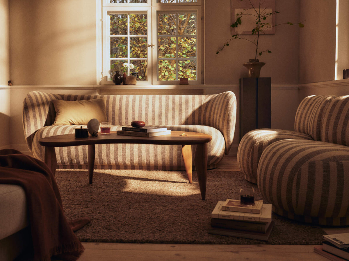 Rico Sofa 3-seater - Louisiana - Sand/Off-White - US