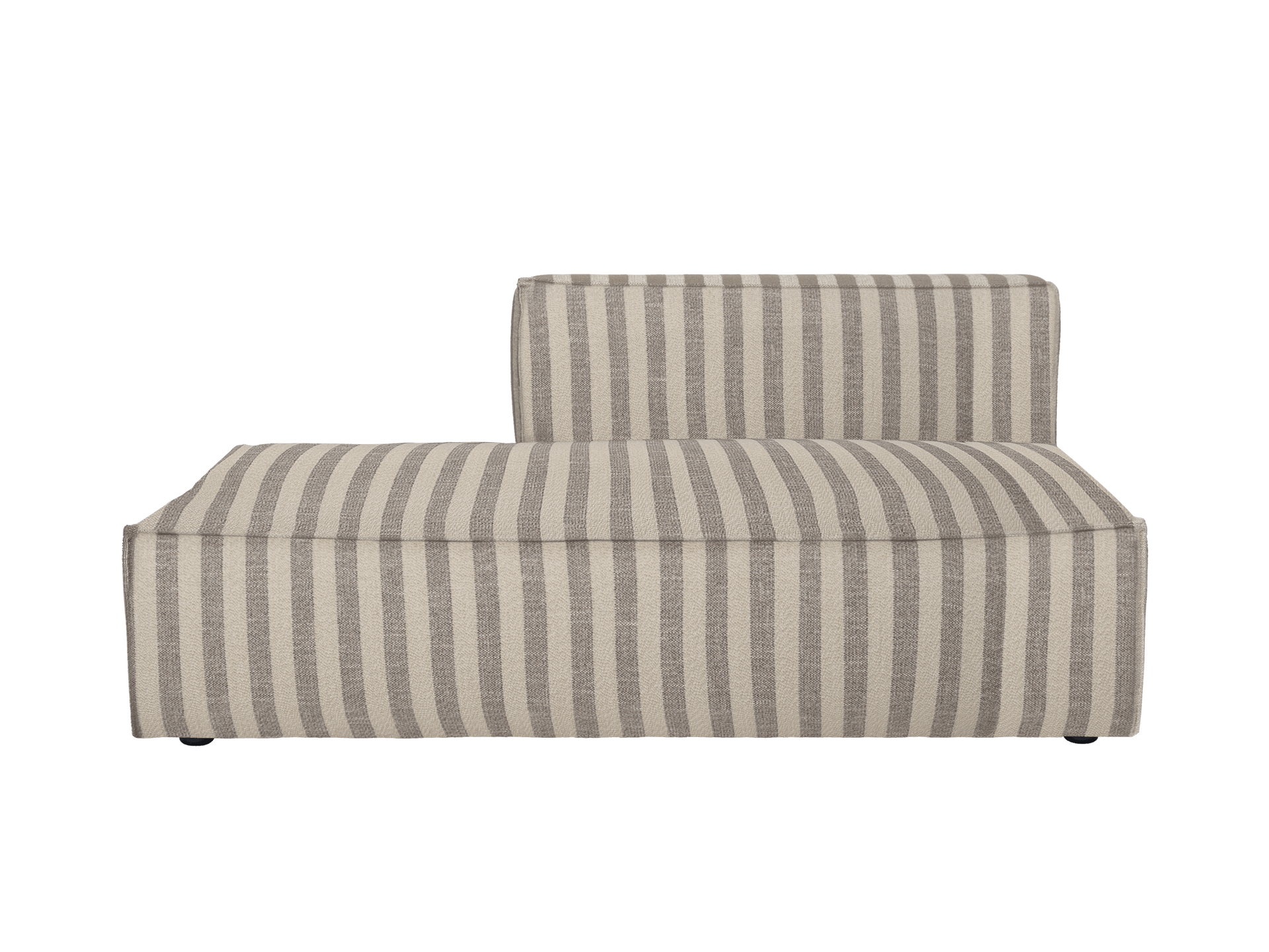 Catena Sofa Open End Left L300 - Louisiana - Sand/Off-White - US