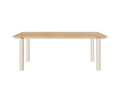 Atura Dining Table - Light Cashmere/Natural Oak Veneer