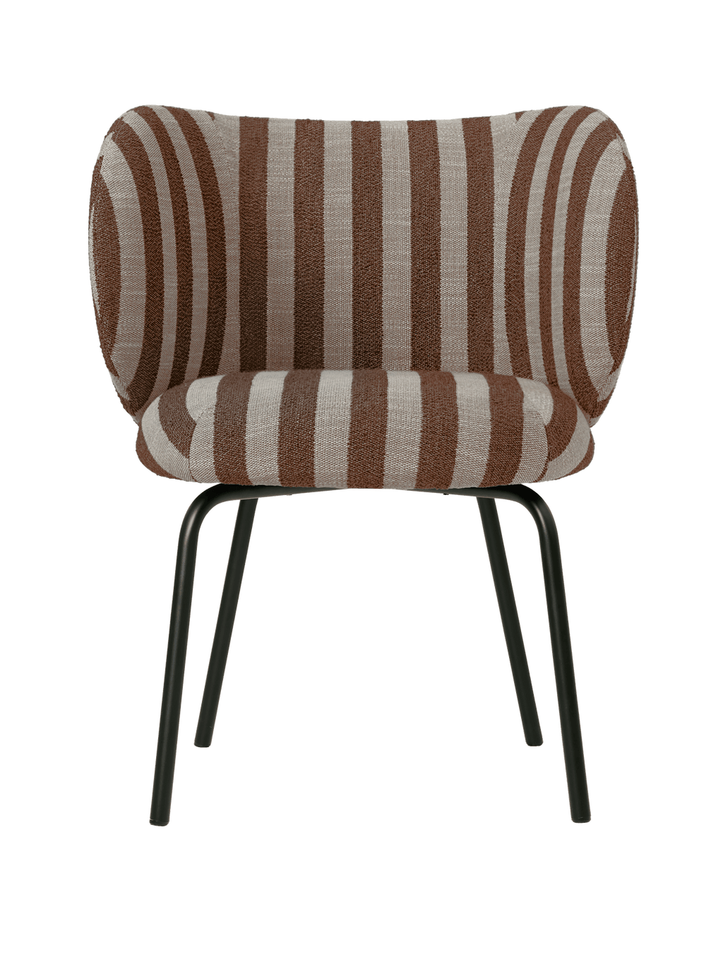 Rico Dining Chair - Black - Louisiana - Sand/Chocolate - US