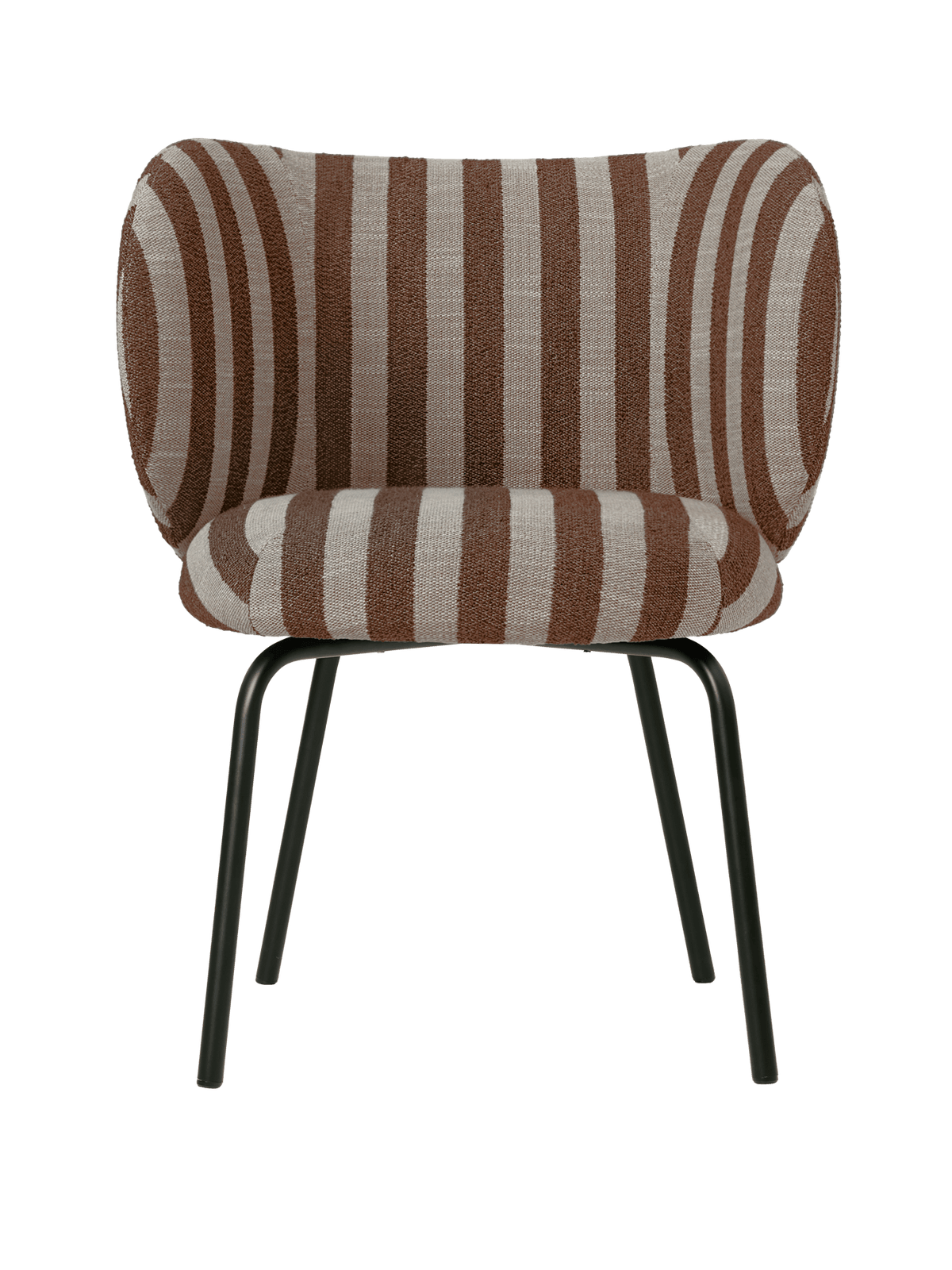 Rico Dining Chair - Black - Louisiana - Sand/Chocolate - US