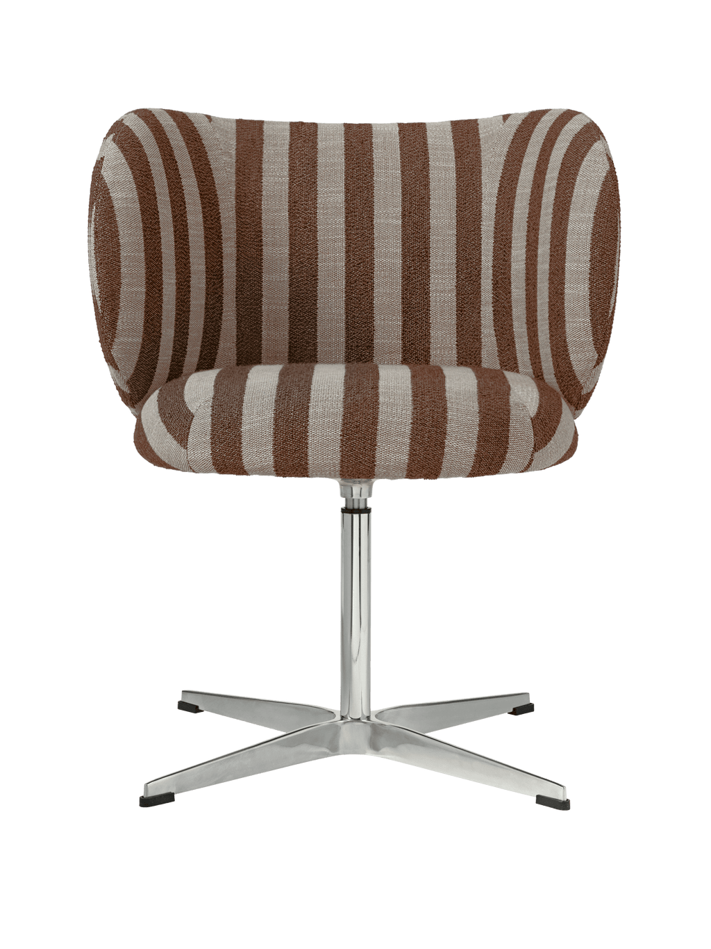 Rico Dining Chair - Swivel - Louisiana - Sand/Chocolate - US