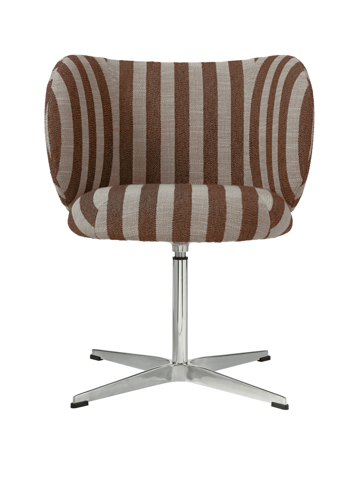 Rico Dining Chair - Swivel - Louisiana - Sand/Chocolate - US