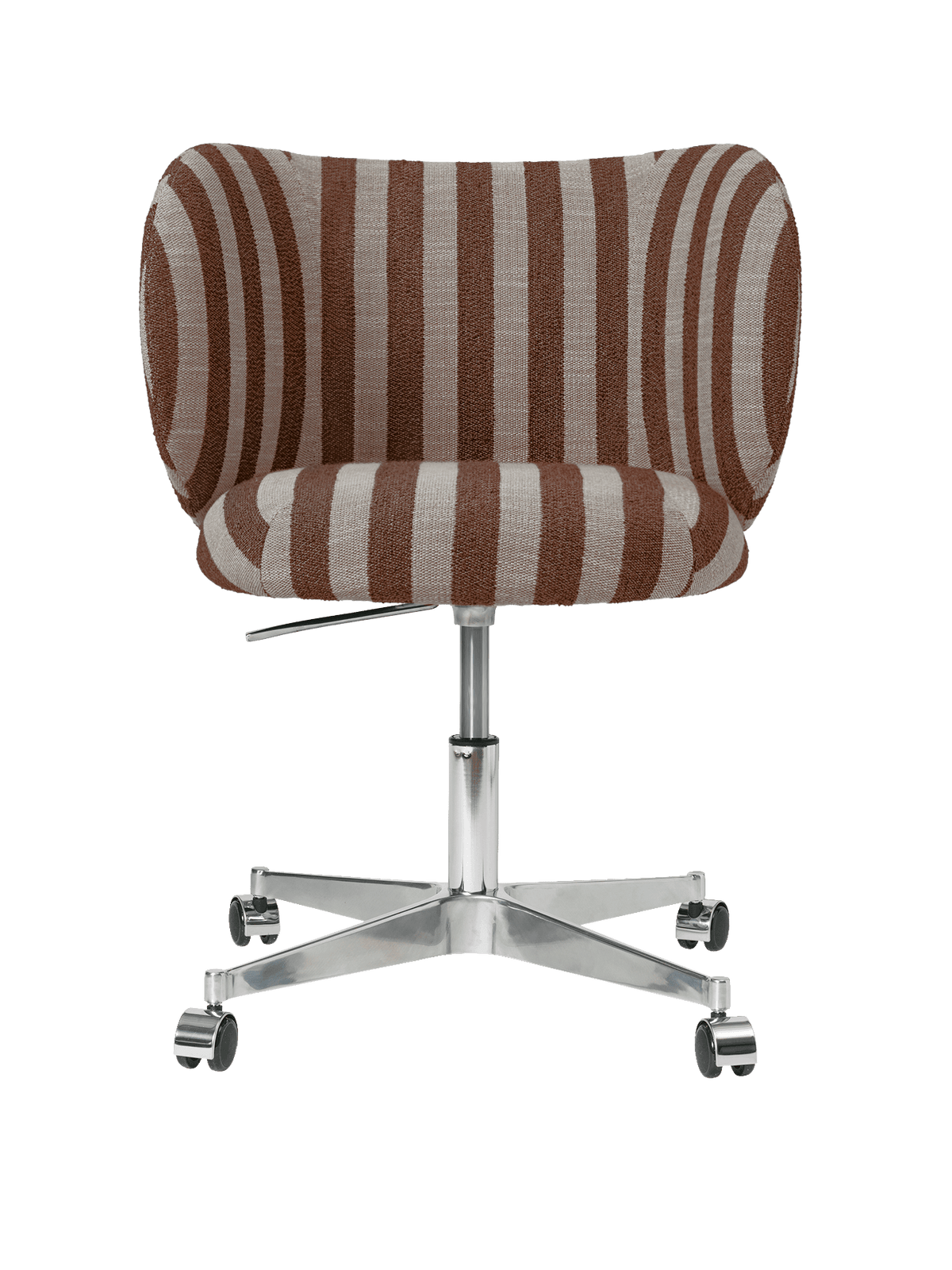 Rico Dining Chair - Castors - Louisiana - Sand/Chocolate - US
