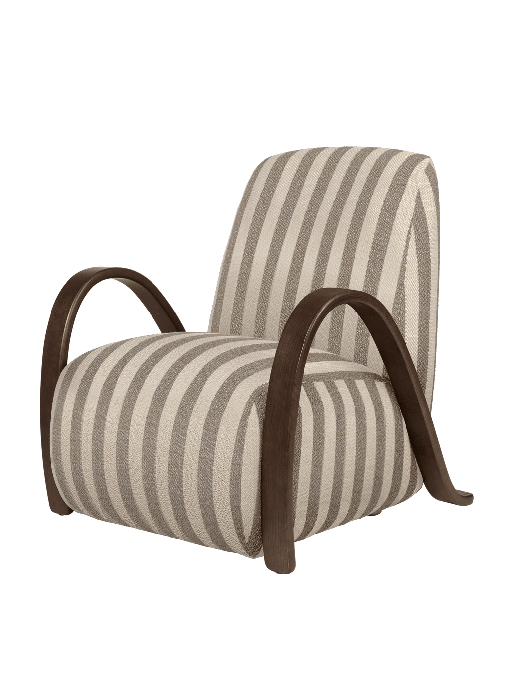 Buur Lounge Chair - Louisiana - Sand/Off-White - US