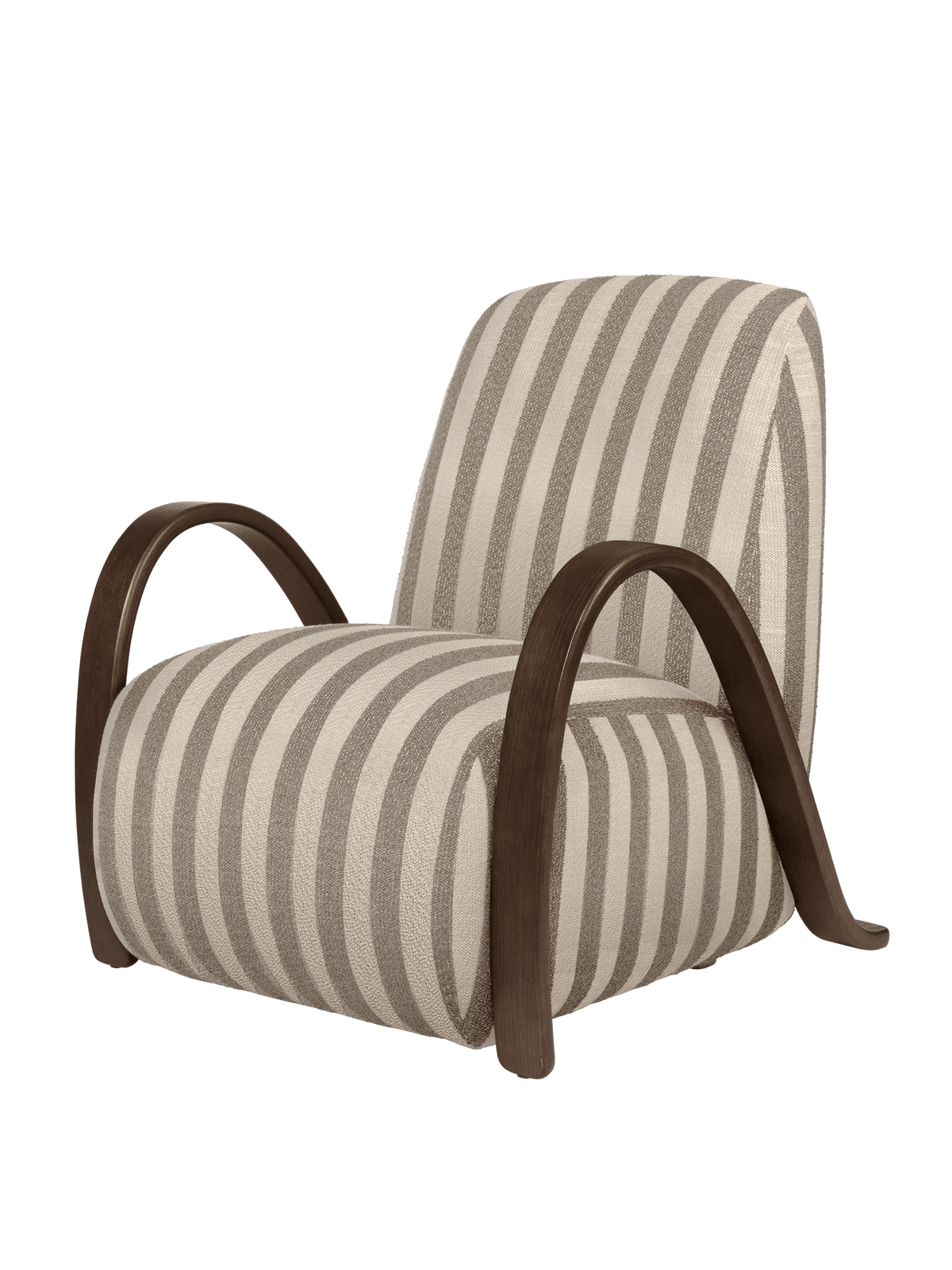 Buur Lounge Chair - Louisiana - Sand/Off-White - US