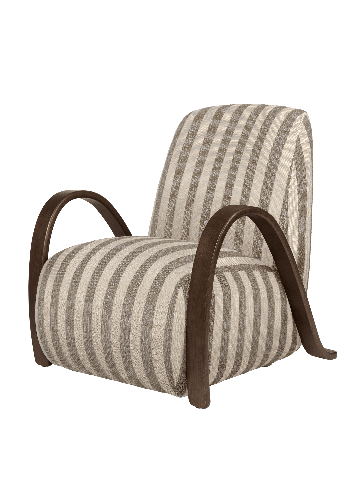 Buur Lounge Chair - Louisiana - Sand/Off-White - US