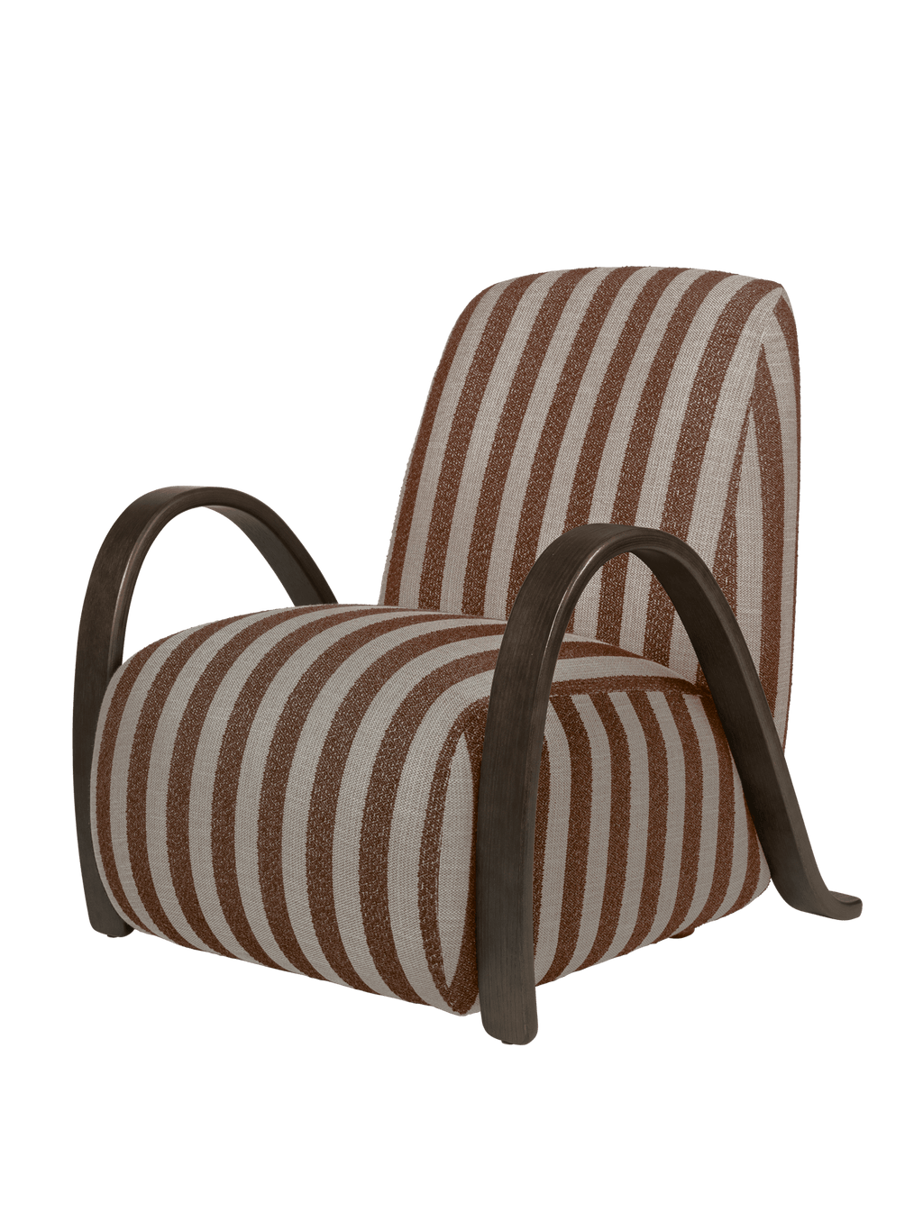 Buur Lounge Chair - Louisiana - Sand/Chocolate - US