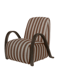 Buur Lounge Chair - Louisiana - Sand/Chocolate - US
