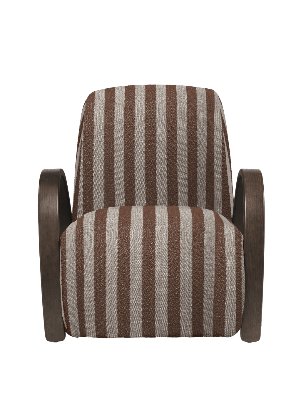 Buur Lounge Chair - Louisiana - Sand/Chocolate - US