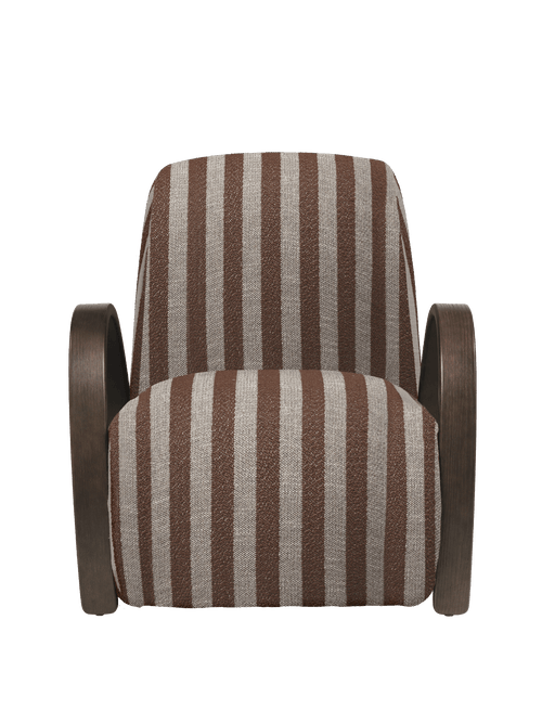 Buur Lounge Chair - Louisiana - Sand/Chocolate - US