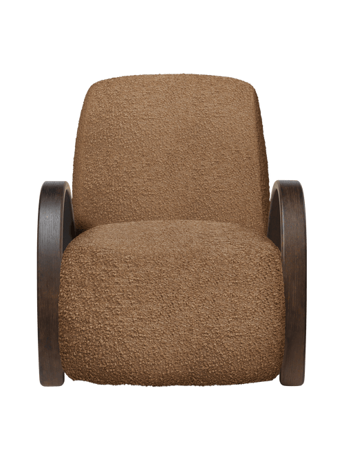 Buur Lounge Chair - Raw Bouclé - Tan - US