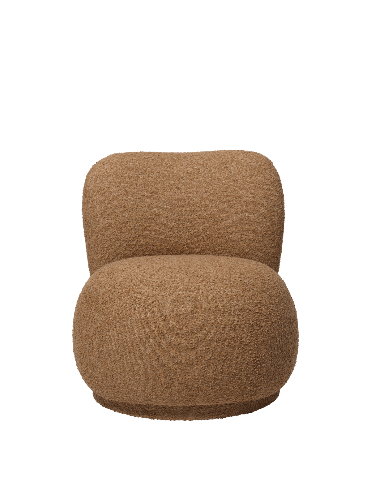 Rico Piccolo Lounge Chair - Raw Bouclé - Tan - US
