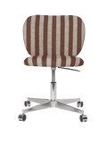 Rico Chair - Castors - Louisiana - Sand/Chocolate - US