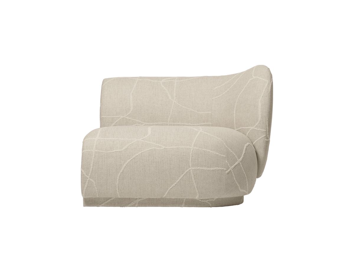 Rico Sofa Armrest Right - Can Lis - Sand/Off-White - US
