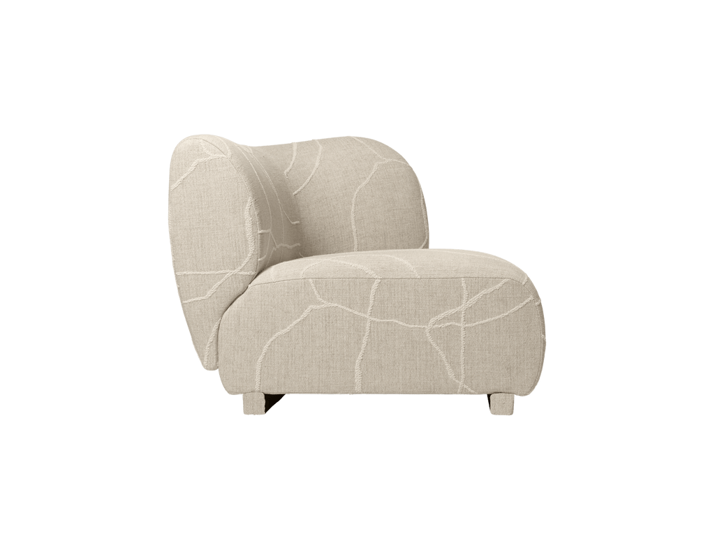 Rico Sofa Armrest Right - Can Lis - Sand/Off-White - US