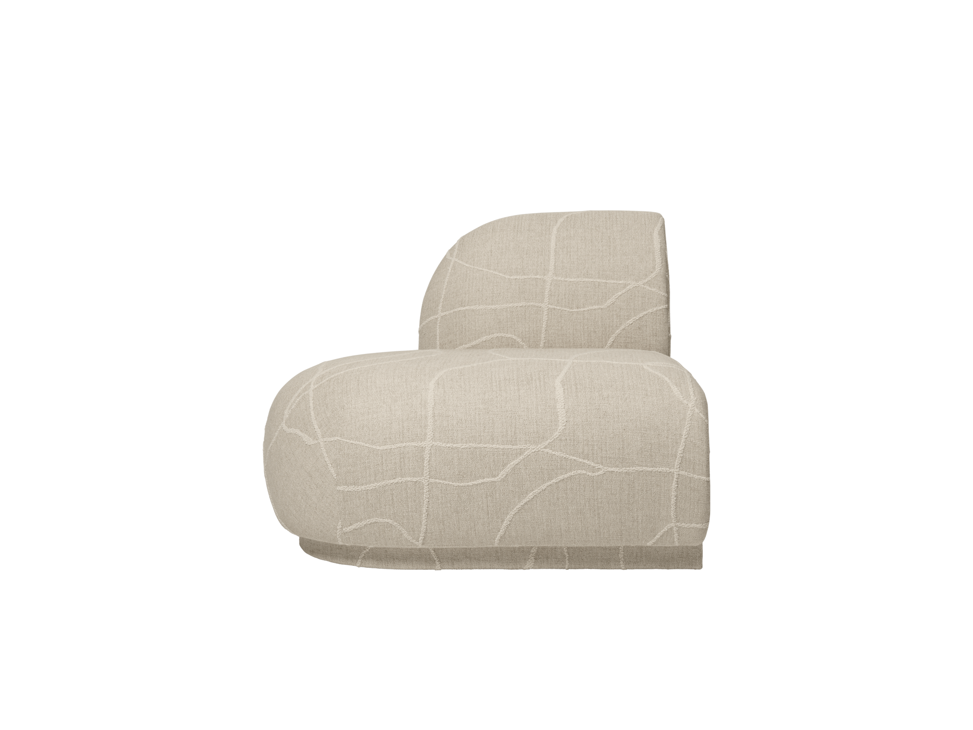 Rico Sofa Open End Left - Can Lis - Sand/Off-White - US