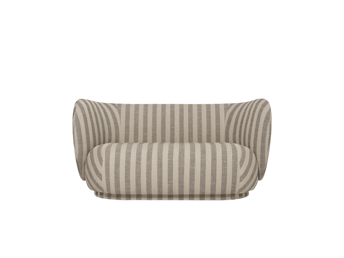 Rico Sofa 2-seater - Louisiana - Sand/Off-White - US
