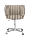 Rico Dining Chair - Castors - Louisiana - Sand/Off-White - US