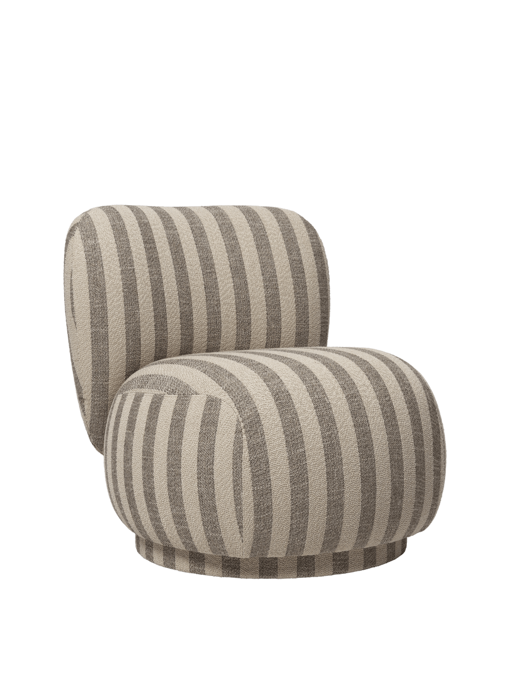 Rico Piccolo Lounge Chair - Louisiana - Sand/Off-White - US