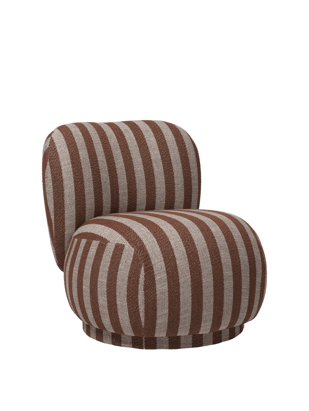 Rico Piccolo Lounge Chair - Louisiana - Sand/Chocolate - US