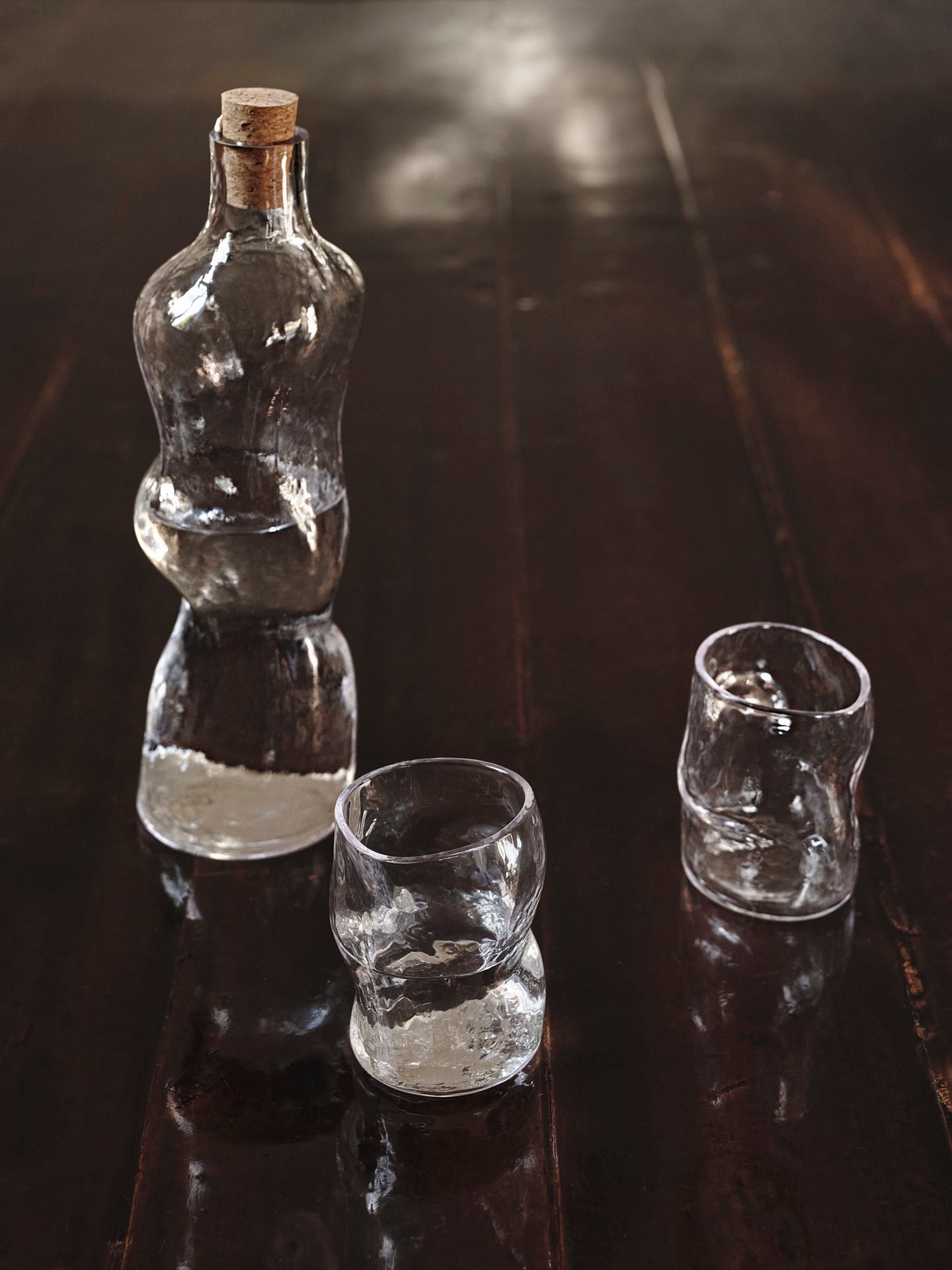 Dimple Bottle - Clear