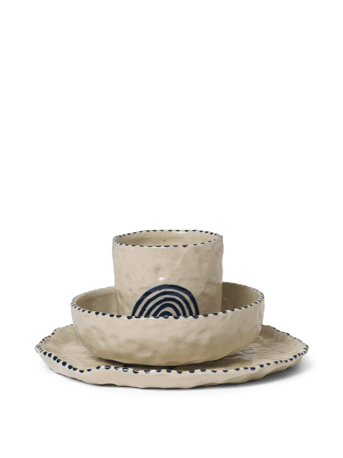 Naive Ceramic Set - Deep Blue