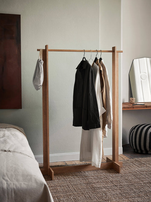 Bridge Clothes Rack - Oiled Oak