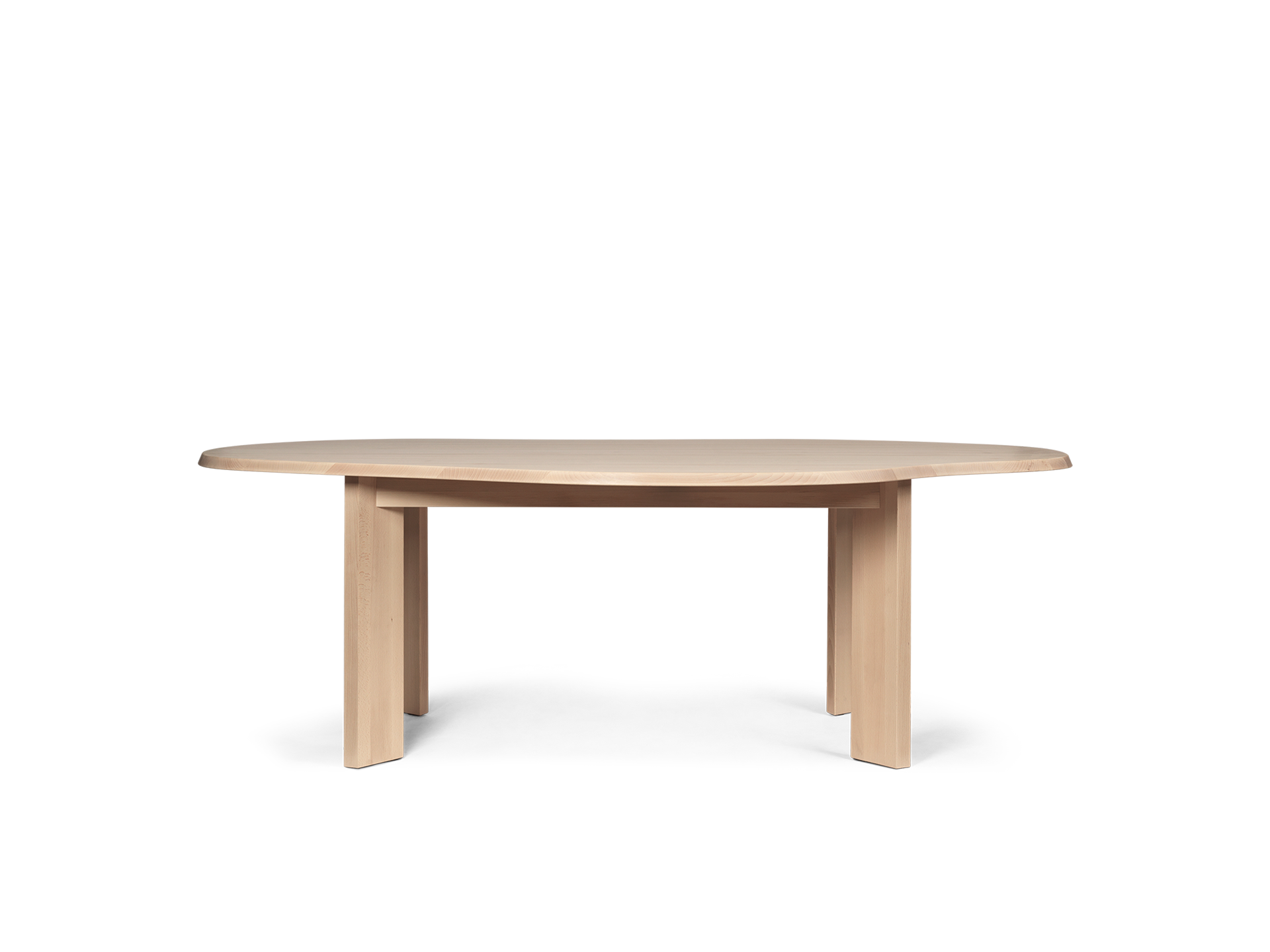 Tarn Dining Table - 220 - White Oiled Beech
