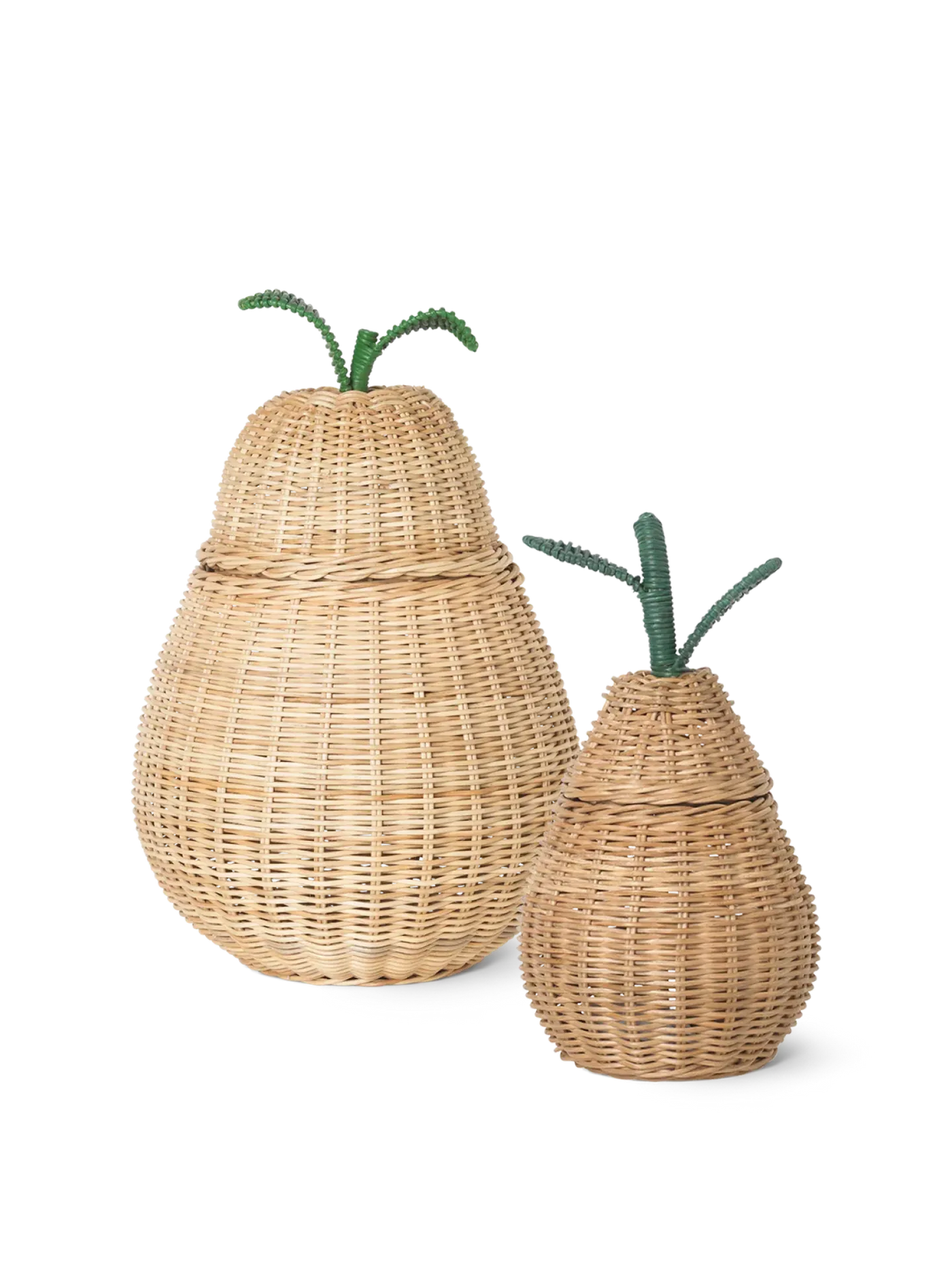 Small & Large Pear Braided Storage Gift Set