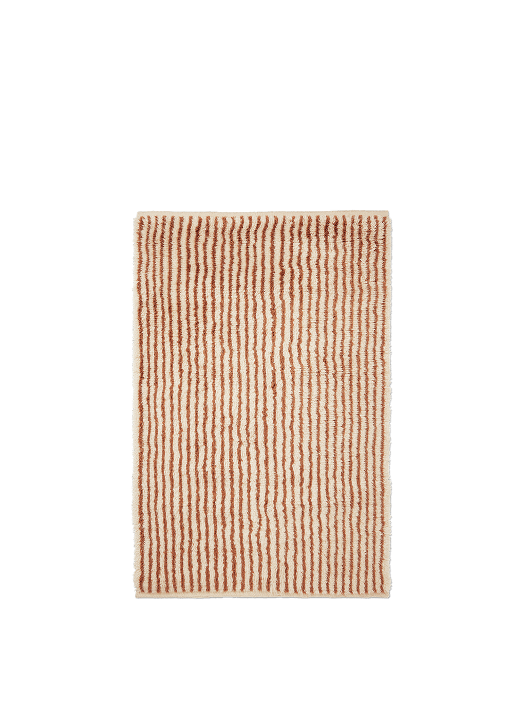 Kami Knotted Rug - Off-White/Red Brown