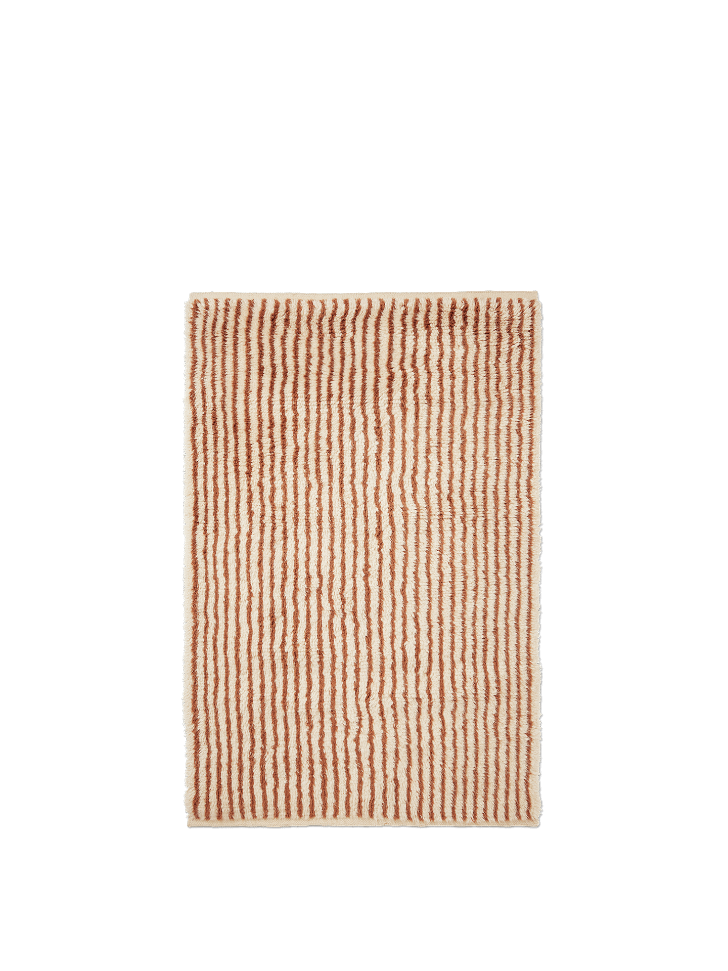 Kami Knotted Rug - Off-White/Red Brown